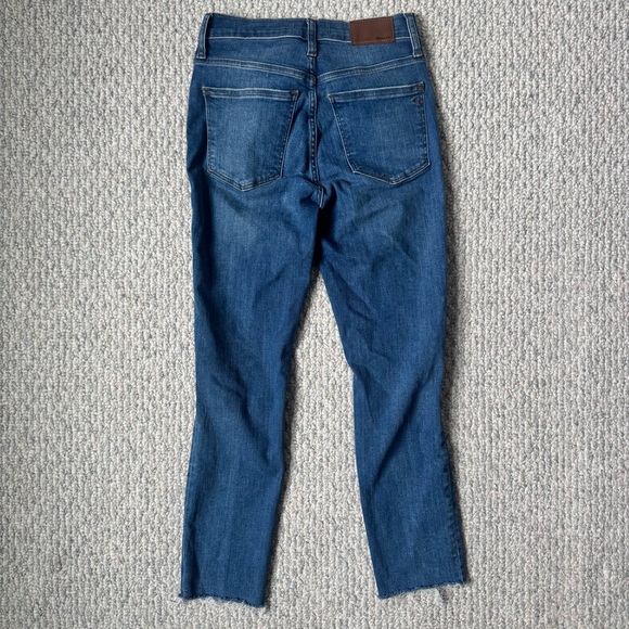 Madewell Mid Rise Distressed Skinny Jeans - Picture 3 of 7